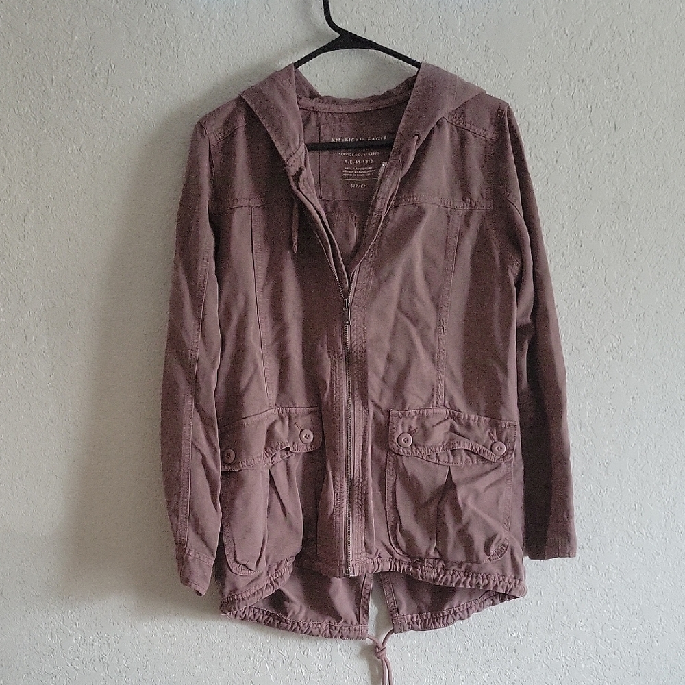 American Eagle Women's Dusty Pink/purple Jacket